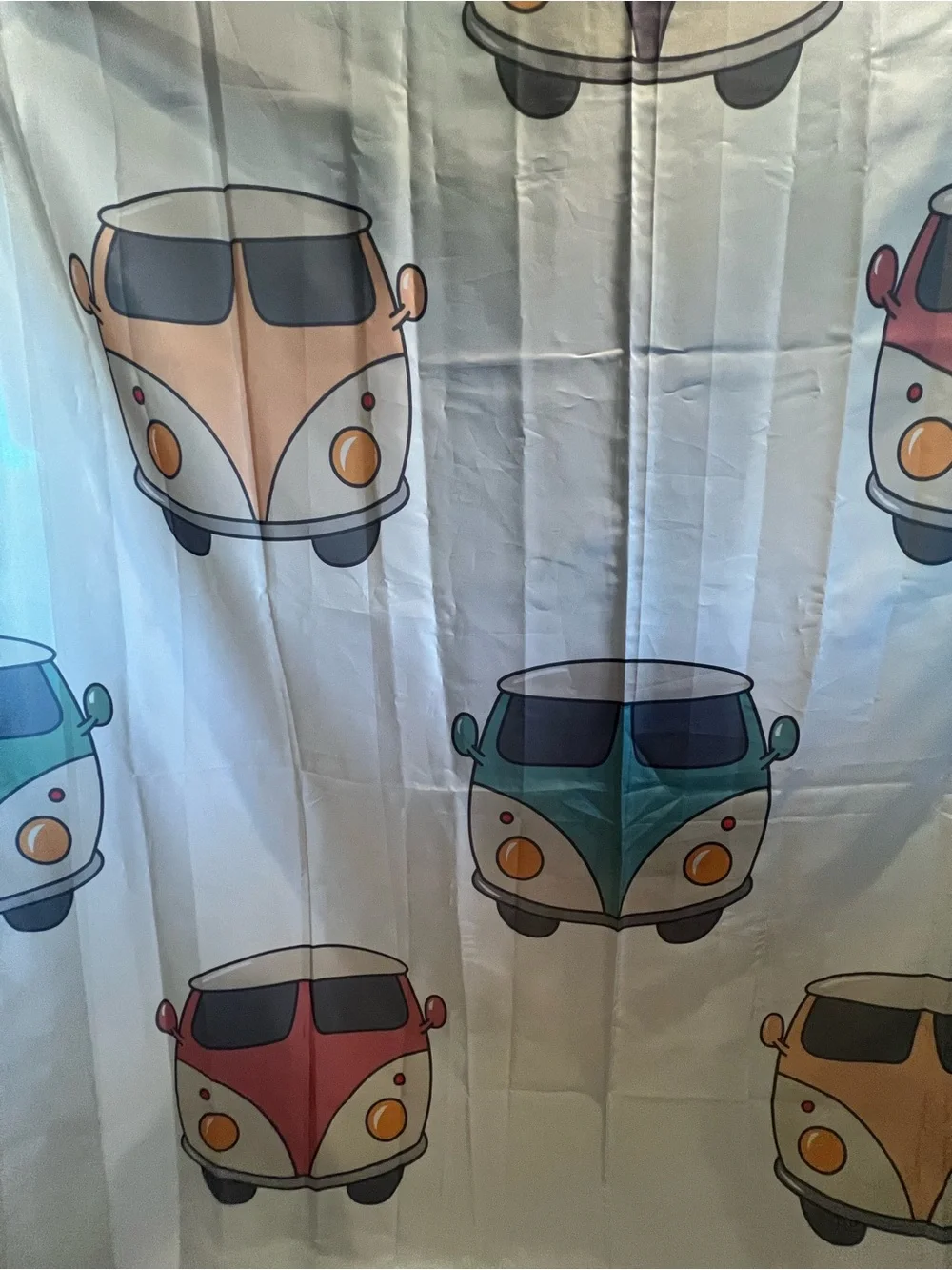 Shower Curtain / Retro ( VW ) Van 🚐 - Multi Colored